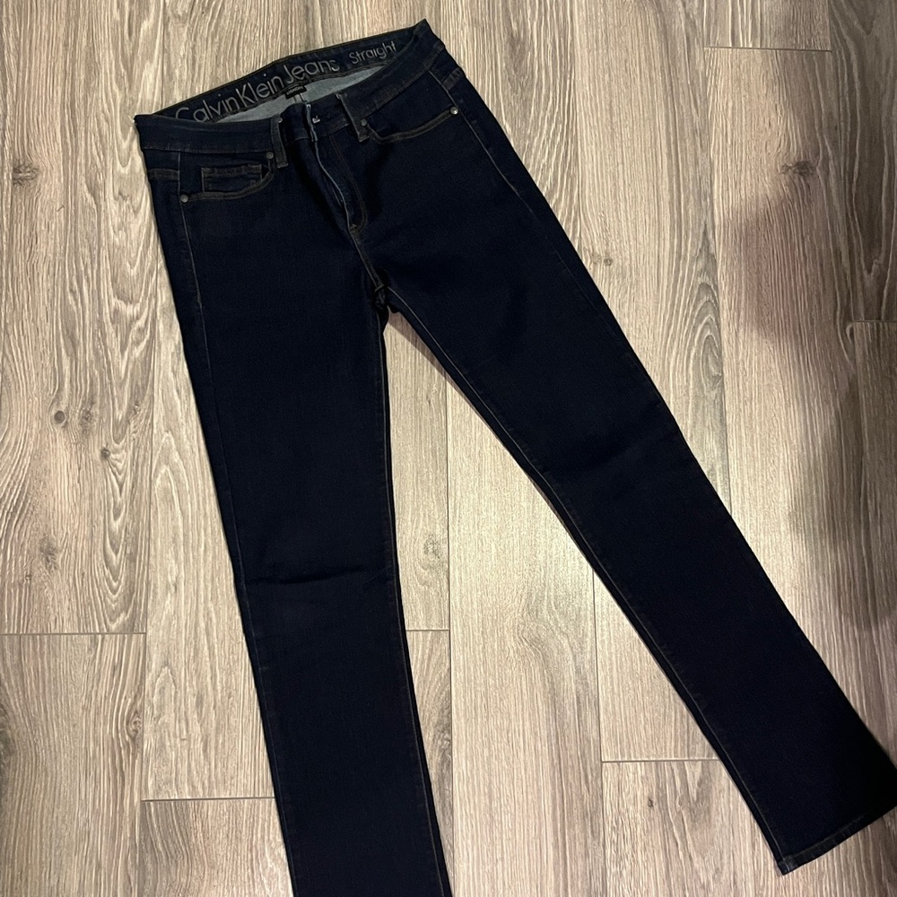 Calvin Klein Jeans Men's Dark Blue Slim Straight